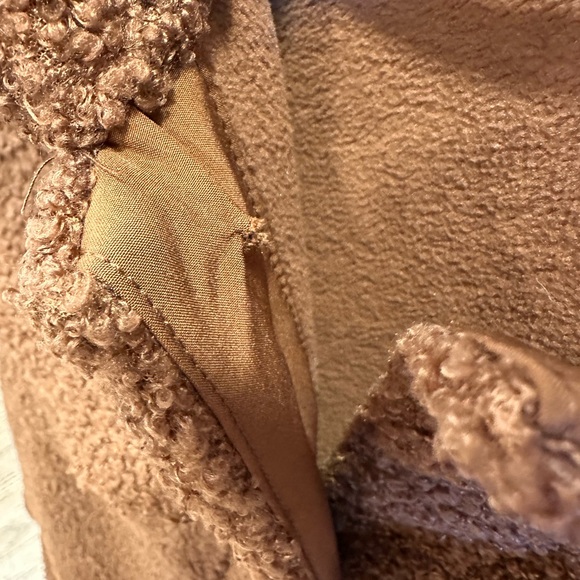 Time and Tru Cozy Brown Coat - Picture 2 of 7